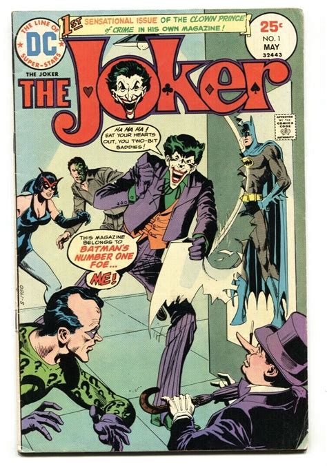 The Joker 1 Comic Book Dc 1975 First Issue Vgfn Comic Books