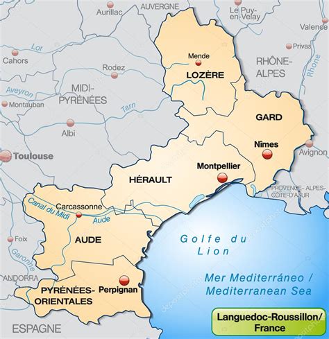 Mapa De Languedoc Roussillon 2024