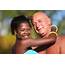 Old White Man And Young Black Woman Stock Photo  Download Image Now