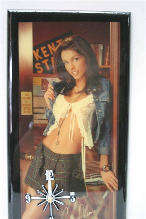 Playboy Playmate Carmella Decesare Collector Wall Clock Snap On Type