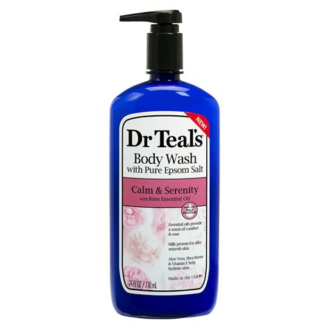 Dr Teals Calm And Serenity Body Wash With Rose Essential Oil 24 Oz