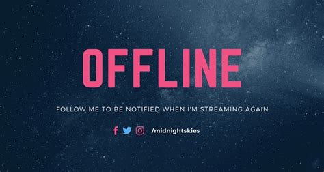 Twitch offline banner maker for gaming channel. Photo Background Twitch Banner - Templates by Canva