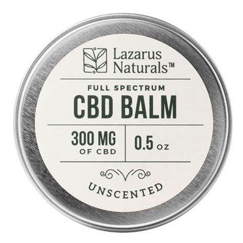 Cbd 300 Mg Full Spectrum Balm Unscented The Natural Products Brands