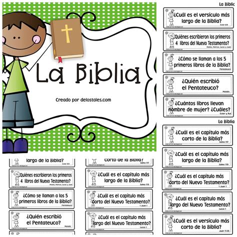 Libros De La Biblia Lecciones Bíblicas Para Niños Lecciones Para