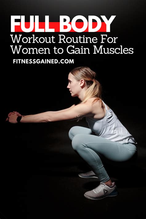 Beginner Full Body Workout Routine For Women To Gain Muscles Fast In