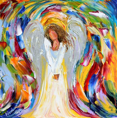Angel Canvas Print Angel Art Angel Blessings Religious Art Etsy New
