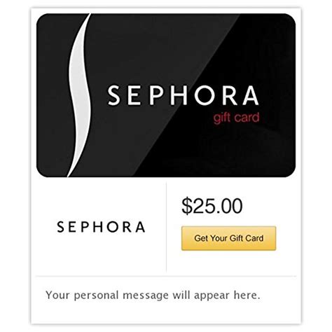 Price and other details may vary based on size and color. Sephora Gift Cards - E-mail Delivery - FrenzyStyle