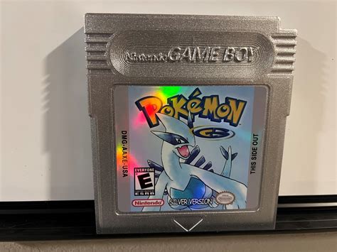 Pokemon Silver And Gold Versions Bundle Large Replica Etsy