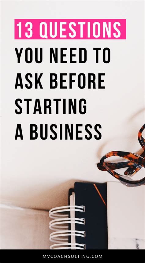 13 Questions You Need To Ask Before Starting A Business Businesstips
