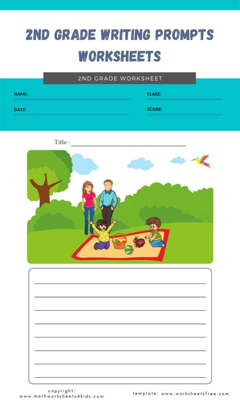 2nd Grade Writing Prompts Worksheets 2 Worksheets Free