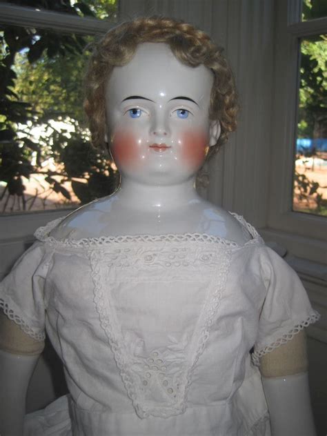 Huge Biedermeier Antique China Doll 32 From Lauriechristman On Ruby