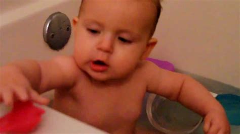 Babydoll Taking A Noisy Bath Youtube