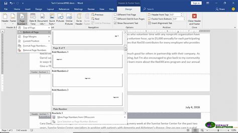 How To Use Headers Footers And Page Numbering In Office Word