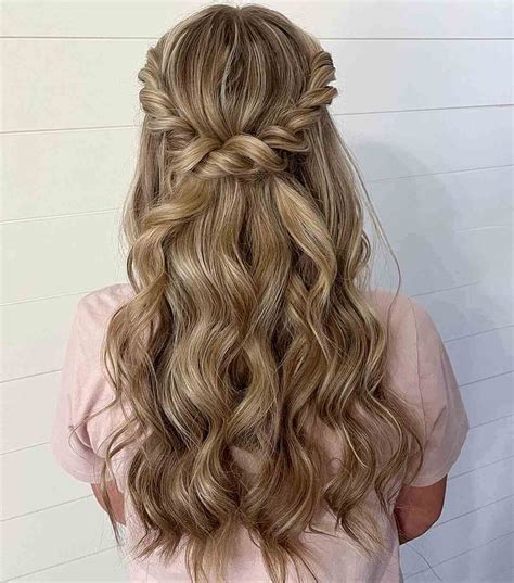 30 Most Beautiful Half Up Half Down Prom Hairstyles For 2022 2023