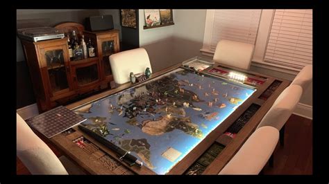 Hidden Board Game In Dinning Room Table Axis And Allies