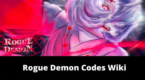Rogue Demon Codes Wiki Codes New Mrguider