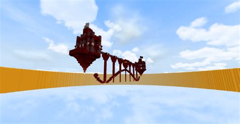 The Bridge Of The Nether Minecraft Pe Maps