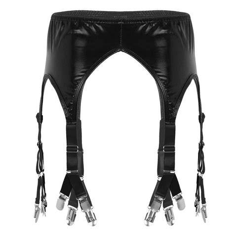 Womens Vintage Shiny Metallic Garter Belts Holding Stockings Underwear Panties Ebay