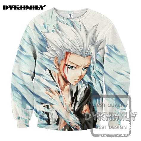 Dykhmily 2017 Hot Sell Bleach White Hair Anime Character 3d Print