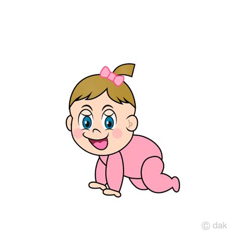 Bebé Gateando Gratis Dibujos Animados Imágene｜illustoon Es