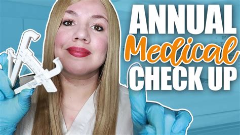 Asmr Annual Physical Check Up Youtube