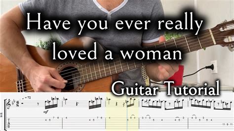 have you ever really loved a woman guitar solo tutorial tab twintonics song by bryan