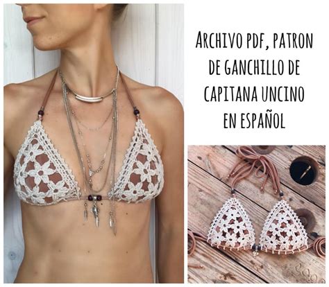 PDF PATRON De Ganchillo Coralia Bikini Parte De Arriba 3 Etsy