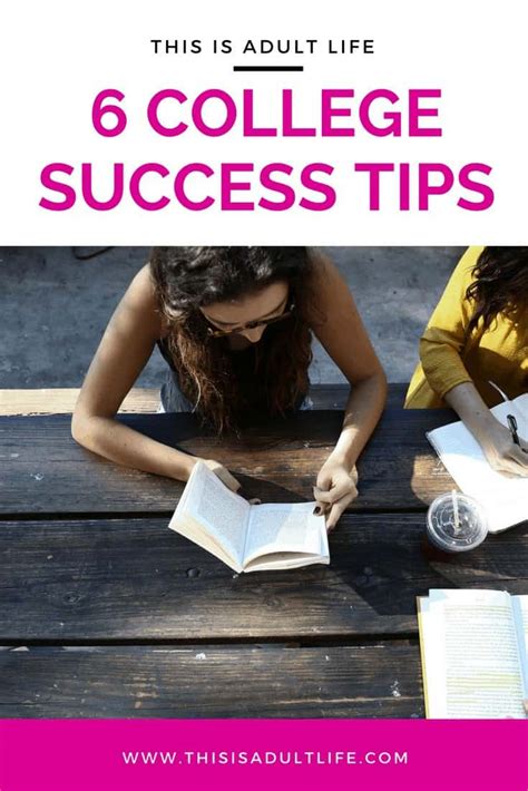 Life Hack 6 College Success Tips This Is Adult Life