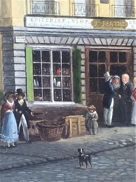 19th Century Street Scene In Boulogne Bada