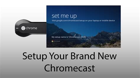 Plug in your chromecast device plug chromecast into your tv, then connect the usb power cable to your chromecast. How To Setup Your Chromecast From Your iPad - YouTube