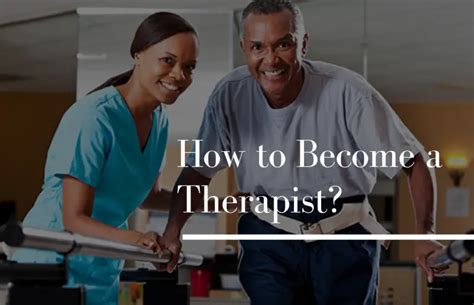 How To Become A Therapist