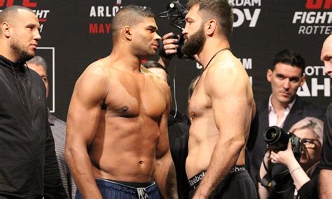 Ufc Fight Night 87 Weigh In Results Alistair Overeem 248 Andrei Arlovski 244 Official