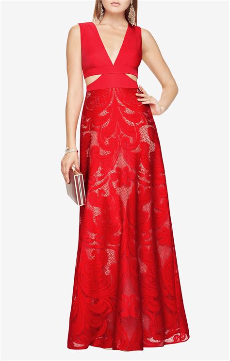 Marilyne Cutout Lace Gown