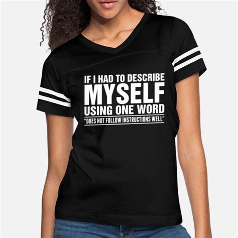 Shop Cool Funny One Word T Shirts Online Spreadshirt