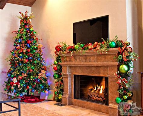 Ideas For Decorating Multi Colored Lights Christmas Tree