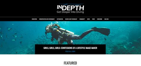 GUE Unveils 'InDepth' Blog - DeeperBlue.com