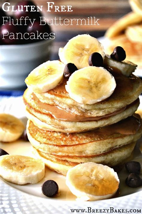 Gluten Free Fluffy Buttermilk Pancakes Breezy Bakes