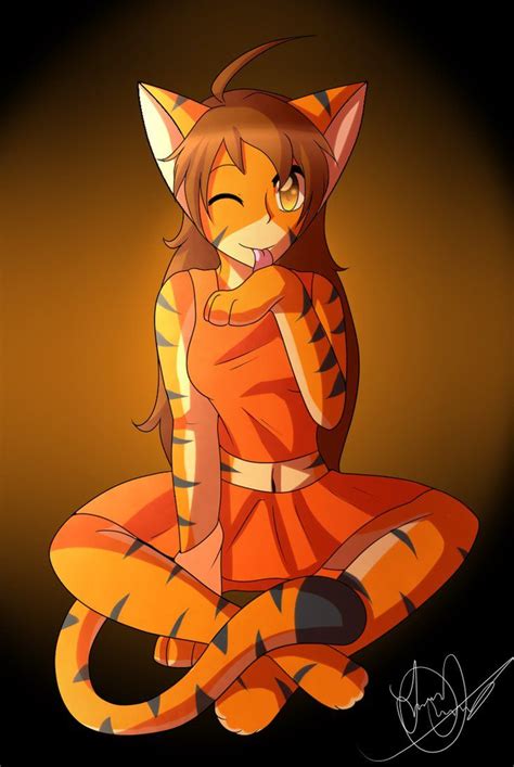 De 88 Bästa Anime Tiger Girls Bilderna På Pinterest Chibi Sök Och