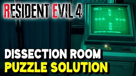 Resident Evil 4 Remake Chapter 13 Dissection Room Power Puzzle Solution Youtube