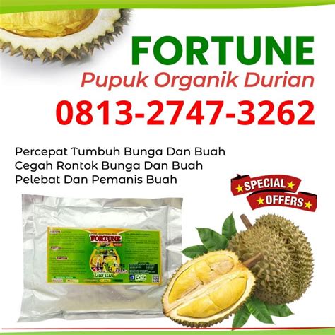 Kualitas Teruji 081327473262 Pusat Pupuk Durian Poso Pupuk Buah