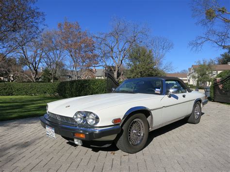 Garage Kept White Jaguar Xjs Convertible Classic Edition Low Miles