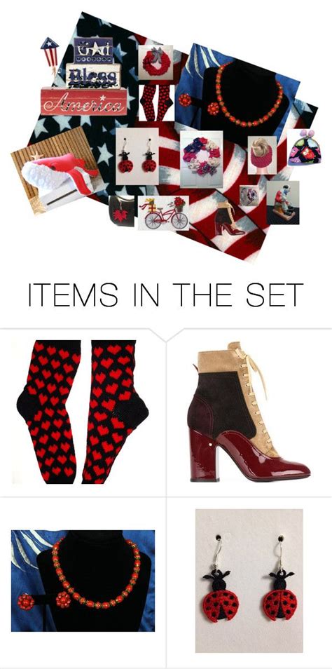 Items In The Set Are Red Black And White