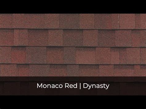 Iko Roof Shingle Colors Monaco Red Performance Dynasty Youtube