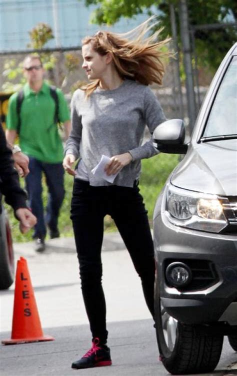 Emma Watson Regression Movie Set Photos Toronto May 2014 • Celebmafia