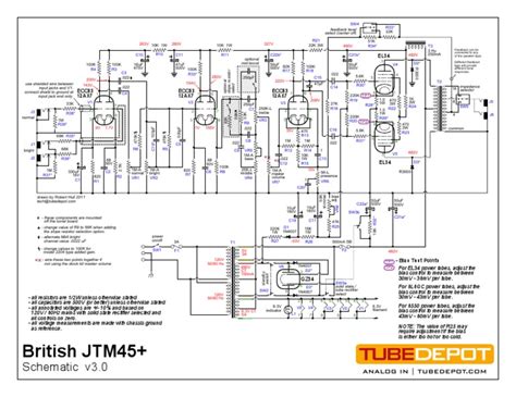 British Jtm45 Schematic V30 Pdf
