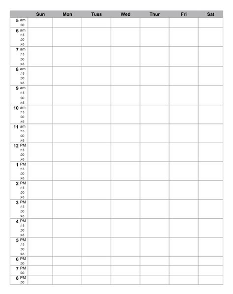 8 Best Images Of Printable Hourly Planner Free Printable Hourly