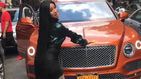 Even though the rapper cannot drive, she still treats herself to expensive cars. Cardi B just brought a new car - YouTube