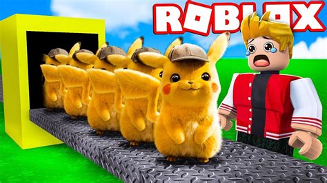 FÁbrica Do Detetive Pikachu No Roblox Youtube