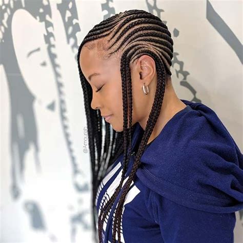 43 most beautiful cornrow braids that turn heads stayglam feed in braids hairstyles hair