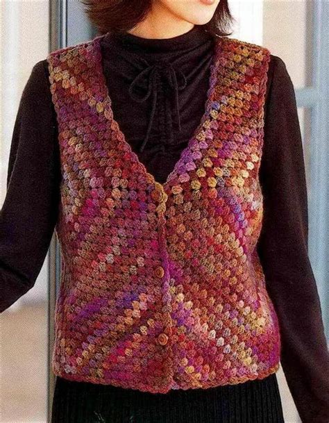20 Stylish Crochet Sweater Vest Design Diy To Make